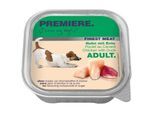 PREMIERE Finest Meat Nassfutter Hund, Adult, Huhn und Ente 20x150 g