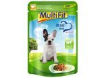 MultiFit Junior Little Dog Pouch Jelly Huhn & Gemüse 48x100 g
