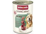 animonda GranCarno Original Nassfutter Hund Adult, Wild 24x400 g