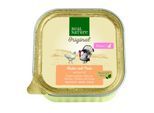 REAL NATURE Original Nassfutter Katze, Kitten, Huhn mit Pute und Lachsöl 16x100 g