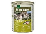 REAL NATURE WILDERNESS Nassfutter Hund, Junior, True Country, Huhn und Lachs 24x800 g
