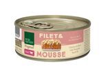REAL NATURE Original Nassfutter Katze, Adult, Filet & Mousse Huhn und Rind mit Kürbiskernöl 24x85 g