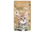 CAT'S LOVE Bio Nassfutter Katze Junior in Gelee Geflügel 12x100 g