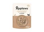 Applaws Nassfutter Katze Adult Hühnerbrust und Wild Reis 24x70 g
