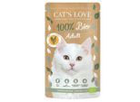 CAT'S LOVE Bio Nassfutter Katze Adult in Gelee Huhn 24x100 g