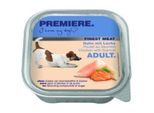 PREMIERE Finest Meat Nassfutter Hund, Adult, Huhn mit Lachs 40x150 g