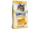 HAPPY CAT Minkas Trockenfutter Katze Adult, Hairball Control, Geflügel 10 kg