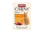 animonda Carny Nassfutter Katze Adult Rind und Huhn 48x85 g