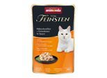 animonda Vom Feinsten Nassfutter Katze, Adult 18x50g mit Hühnchenfilet und Entenbrust, in Sauce