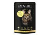 CAT'S LOVE Nassfutter Katze Adult in Gelee Huhn pur 24x85 g