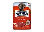 HAPPY DOG Sensible Pure Nassfutter Hund Adult 6x400 g Känguru