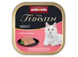 animonda Vom Feinsten Nassfutter Katze, Adult, Putenherzen 32x100 g