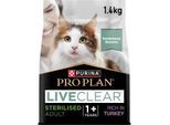 PRO PLAN Liveclear Sterilised Adult Truthahn 1,4 kg