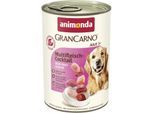 animonda GranCarno Original Nassfutter Hund Adult, Multifleisch Cocktail 24x400 g