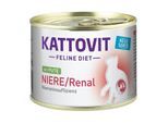 KATTOVIT Feline Diet Nassfutter Katze Niere/Renal Adult Pute 24x185 g