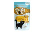 Lucky Lou Nassfutter Katze Adult Geflügel und Hirsch 64x125 g