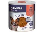 PREMIERE Topping Powder Rinderleber mit Kürbis 6x100 g