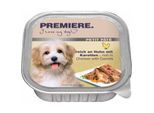 PREMIERE Petit Pâté Nassfutter Hund, Adult, Huhn und Karotten 44x150 g