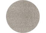 Teppich AYYILDIZ TEPPICHE "Nizza 1800 Kurzflorteppich", beige, H:6mm Ø:160cm, Polypropylen, Teppiche, Teppich, pflegeleicht, leicht melierter Kurzflor, ringsum gekettelt, Wohnzimmer