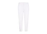 Stoffhose FREEQUENT "FQNANNI-ANKLE-PA", Damen, Gr. L, N-Gr, brilliant weiß, Web, Obermaterial: 73% Polyester, 24% Viskose, 3% Elasthan, unifarben, bequem 7/8-Länge, Hosen Stoffhose, Sommerhose - knöchellänge und mit 2-Knopf-Verschluss