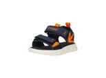 Sandale ZIGZAG "Torrent", Mädchen, Gr. 24, blau (orange, schwarz), Kunstfaser, Polyurethane, Schuhe Sandale, Lichter