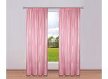 Gardine OTTO HOME "Dimona" Gr. 2, rosa (rosé), B:140cm H:175cm, Voile, Polyester, Gardinen, Gardine, 2er-Set, transparent, Voile, Polyester