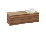 Villeroy und Boch Antao Waschtisch-Unterschrank K23011HM 120x36x50cm, Waschbeckenplattenfarbe honey oak, warm walnut