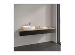 Villeroy und Boch Antao Waschtisch-Unterschrank K15011PD 160x19x50cm, Waschbeckenplattenfarbe honey oak, black matt lacquer