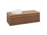 Villeroy und Boch Antao Waschtisch-Unterschrank K33111HM 120x36x50cm, Waschbeckenplattenfarbe honey oak, warm walnut
