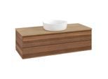Villeroy und Boch Antao Waschtisch-Unterschrank K21011HM 120x36x50cm, Waschbeckenplattenfarbe honey oak, warm walnut
