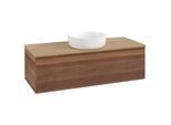 Villeroy und Boch Antao Waschtisch-Unterschrank K32111HM 120x36x50cm, Waschbeckenplattenfarbe honey oak, warm walnut