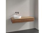Villeroy und Boch Antao Waschtisch-Unterschrank K11011HM 120x19x50cm, Waschbeckenplattenfarbe honey oak, warm walnut