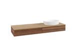 Villeroy und Boch Antao Waschtisch-Unterschrank K16111HM 160x19x50cm, Waschbeckenplattenfarbe honey oak, warm walnut