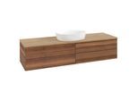 Villeroy und Boch Antao Waschtisch-Unterschrank K25011HM 160x36x50cm, Waschbeckenplattenfarbe honey oak, warm walnut