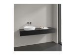 Villeroy und Boch Antao Waschtisch-Unterschrank K15010PD 160x19x50cm, Waschbeckenplattenfarbe Lack, black matt lacquer
