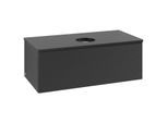 Villeroy und Boch Antao Waschtisch-Unterschrank K31110PD 100x36x50cm, Waschbeckenplattenfarbe Lack, black matt lacquer