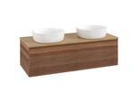 Villeroy und Boch Antao Waschtisch-Unterschrank K35111HM 120x36x50cm, Waschbeckenplattenfarbe honey oak, warm walnut