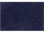Badematte LACOSTE "»LHERITAGE«", blau (navy), H:20mm, Polyester, Badematten, Badematte, hochwertige Badematte in Größe 50x80 cm