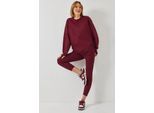 Textured Knit Capri Actieve Set met Ronde Hals