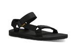 Sandale TEVA "Original Universal Urban", Herren, Gr. 39,5, schwarz, Textil, Schuhe Sandale, mit Klettverschluss