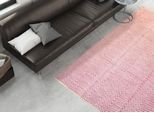 Teppich KAYOOM "Aperitif 510", pink, B:80cm H:7mm L:150cm, Baumwolle, Teppiche, Teppich, weiche Haptik,fusselarm, für Allergiker & Fußbodenheizung geeignet