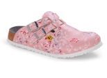 Pantolette BIRKENSTOCK "Kay ESD", Damen, Gr. 35, grün (rosa), Obermaterial: 100% sonstige Fasern AF., Schuhe Pantolette