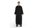 Heren Eid Zwart Marokkaanse Jubba Robe Ramadan Eid Thobe met capuchon - HM12