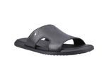 Hush Puppies Callum Slide Leder Heren Zwarte Sandalen