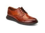 Base London Flight 25 Leren Herenbrandschoenen In Verbrande Tan Kleur