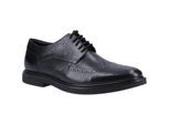 Hush Puppies Kingston Leren Heren Zwarte Brogues Schoenen