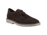 Hush Puppies Scout Suède Herenschoenen Chocolade Veterschoenen