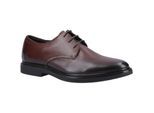 Hush Puppies Kye Leren Herenschoenen Chocolade Veterschoen