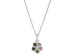 Orphelia 'Daisy' Damen-Anhänger aus 925er Sterlingsilber mit Kette – Silber ZH-7585