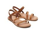 TOMS Kira Leren Heren Sandalen in Tan